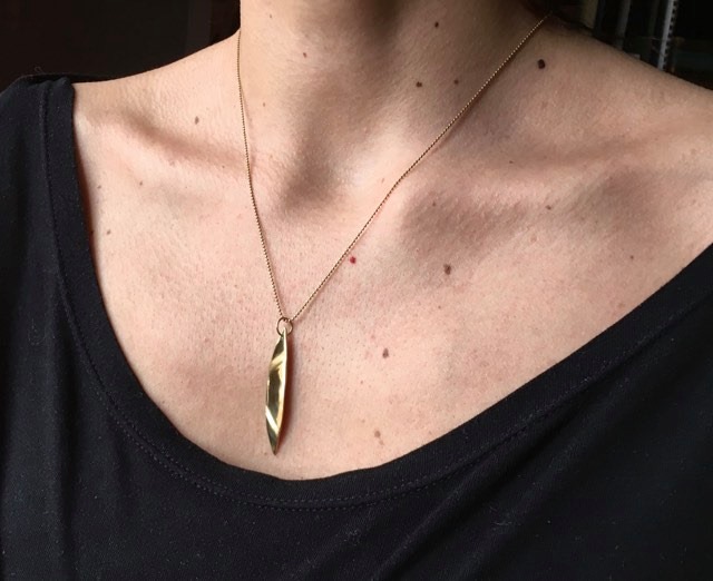 Pendentif feuille